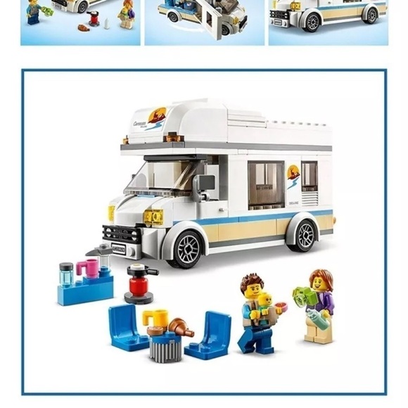 Lego City Holiday Camper Van 60283 new in the original sealed box. - Picture 4 of 4